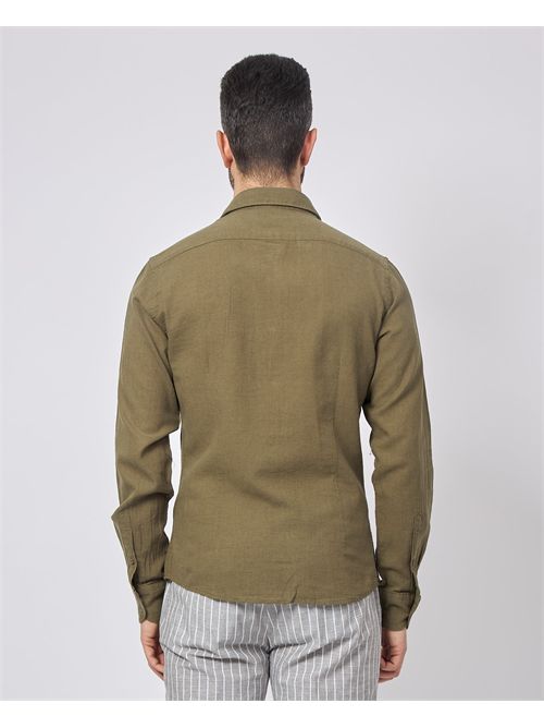 Camicia uomo in misto lino Yes Zee YES ZEE | C505-UL000905